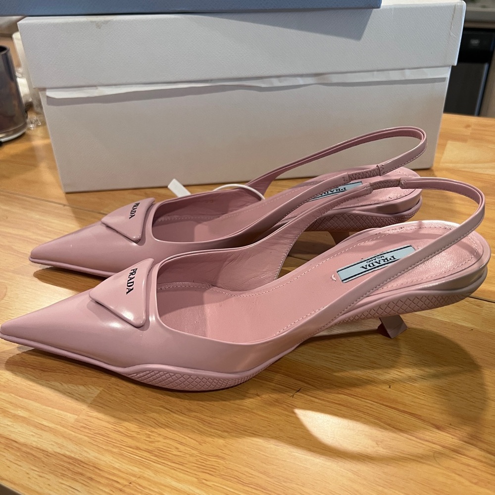 Prada slingback pump